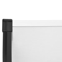 Copertina de usa din policarbonat, negru si transparent - 5
