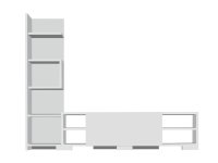 Comoda TV Pera - Alb - 5