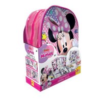 Set creativ cu ghiozdan Minnie pentru fetite - 1