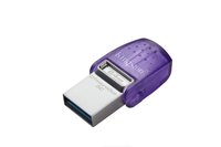 Kingston microDuo 3C 64GB USB Flash Drive, USB 3.0, Violet - 4