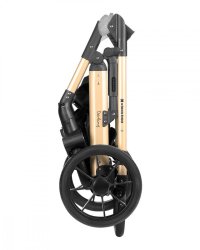 Carucior modular 3in1 KikkaBoo Darling Black 2024 - reversibil si usor de manevrat - 3
