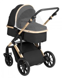 Carucior modular 3in1 KikkaBoo Darling Black 2024 - reversibil si usor de manevrat - 5