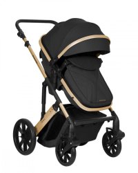 Carucior modular 3in1 KikkaBoo Darling Black 2024 - reversibil si usor de manevrat - 8