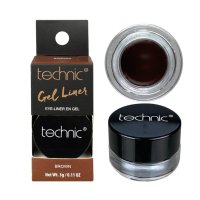 Tus de Ochi Gel Technic, Gel Pot Liner Eyeliner, Maro, 3 g - 1