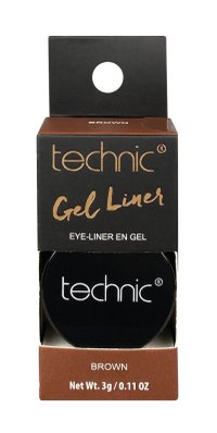 Tus de Ochi Gel Technic, Gel Pot Liner Eyeliner, Maro, 3 g - 2