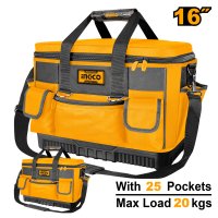Geanta de Unelte INGCO HTBG10 cu 25 de Buzunare si Capacitate de 20Kg - 1