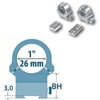 Prindere fixa D= 26mm/ H= 13,5mm Argo - 1