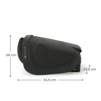 Scaun auto pentru copii Kinderkraft Unity2 Black 100-150 cm, pliabil, i-size, spatar reglabil, tetiera ajustabila - 1