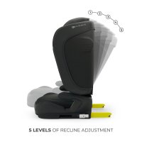 Scaun auto pentru copii Kinderkraft Unity2 Black 100-150 cm, pliabil, i-size, spatar reglabil, tetiera ajustabila - 2