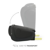 Scaun auto pentru copii Kinderkraft Unity2 Black 100-150 cm, pliabil, i-size, spatar reglabil, tetiera ajustabila - 3