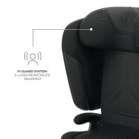 Scaun auto pentru copii Kinderkraft Unity2 Black 100-150 cm, pliabil, i-size, spatar reglabil, tetiera ajustabila - 5