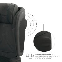 Scaun auto pentru copii Kinderkraft Unity2 Black 100-150 cm, pliabil, i-size, spatar reglabil, tetiera ajustabila - 6