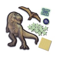 Set Stickere Stralucitoare T-Rex si Pterozaur pentru Decorarea Camerei - 3