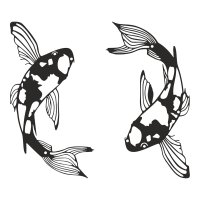 Set 2 Piese Decoratiune Metalica Konda, Negru, 0.2x17x32 cm - 1