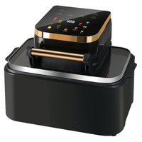 UB Friteuza Airfryer 3in1 capacitate 12L putere 1700W Digital Display Led Fara Ulei Touch Control 11 Programe Timer - 1