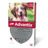 ADVANTIX, deparazitare externă câini, pipetă repelentă ADVANTIX 250, deparazitare externă câini, pipetă repelentă, M(10 - 25kg), 1buc - 2