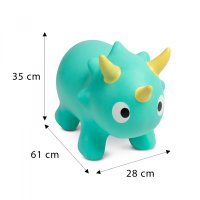 Saritor gonflabil pentru copii de la 18luni,maxim 25kg,material flexibil de inalta calitate,pompa si ac incluse Toyz dinozaurul Dinu Grey - 4