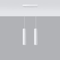 Lustra Suspendata Sollux Lighting Lagos Alb 30x6x90 cm - 2