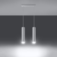 Lustra Suspendata Sollux Lighting Lagos Alb 30x6x90 cm - 3