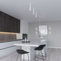 Lustra Suspendata Sollux Lighting Lagos Alb 30x6x90 cm - 6