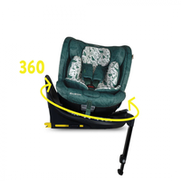 Scaun auto Cosatto All in All Extra Wildwood pentru copii 40-150 cm, I-Size, cu Isofix si rotatie 360 - 11