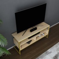 Comoda TV Merrion - Gold, Oak - 2
