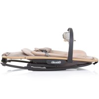 Scaunel balansoar Chipolino Senso Biscotta Wood cu spatar reglabil, bara de jucarii, suport pentru cap, centuri de siguranta, pliere compacta - 4