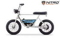 Motocicleta electrica RETRO HC Sport pentru copii de 7-14 ani, 24V, 250W, alba - 1