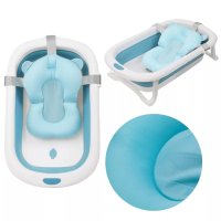 Set Cadita pliabila NiceKids cu Hamac inclus Blue - 8