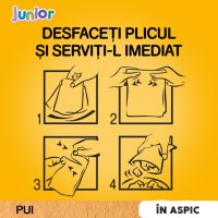 PEDIGREE Junior Plic Hrană Umedă pentru Câini Pui, XS-XL, 100g - 5