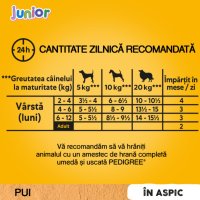 PEDIGREE Junior Plic Hrană Umedă pentru Câini Pui, XS-XL, 100g - 7