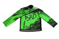 Geaca KIMO Kids BRO pentru Motocross cu Protectie, Verde - 1