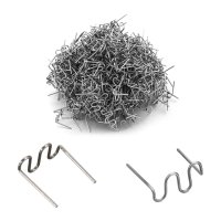 Set 500 bucati capse metalice de intarire pentru aparat sudat plastic, lipit/reparat bara auto, tip S, 0.8mm, otel - 9