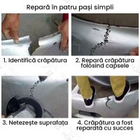 Set 500 bucati capse metalice de intarire pentru aparat sudat plastic, lipit/reparat bara auto, tip S, 0.8mm, otel - 6