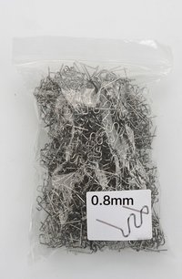 Set 500 bucati capse metalice de intarire pentru aparat sudat plastic, lipit/reparat bara auto, tip S, 0.8mm, otel - 8
