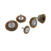 Set perii de sarma B0834 pentru bormasina, 26-63mm, 5 bucati, otel, compatibil universal - 2