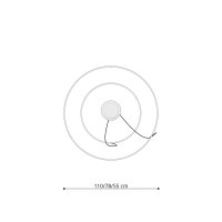 Candelabru LED Rio 2 Rosu 3000K 78x78x150 cm - 9