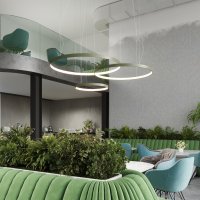 Candelabru LED Rio 2 Rosu 3000K 78x78x150 cm - 13