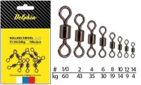 Vartej Delphin Rolling Swivel A-01,10buc/plic diverse marimi (Marime: 10) - 1