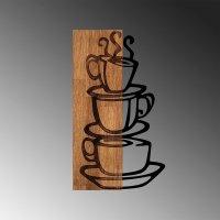 Tablou din lemn si metal MA Nuc 34x58 cm - 5