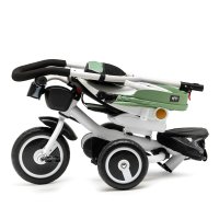 Tricicleta pentru copii Juju Bliss Ride Verde, 3 in 1, pozitie de somn, reversibila, far luminos, muzica, cos depozitare, gentuta, protectie UV, cauciucuri spuma EVA, greutate maxima admisa 25kg - 7