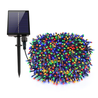 Instalatie LED Solar pentru Exterior cu 8 Moduri de Iluminare - 1