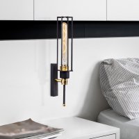 Fellini Negru - Corp Metalic pentru Iluminat 8x10x36 cm - 1