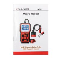 Diagnoza si Tester Baterie Auto 2in1 Konnwei KW681, 6V si 12V, Bluetooth 5.0 Testare Tensiune, Pornire la Rece - 1
