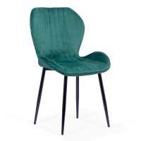 Scaun elegant din catifea BUC 248U verde pentru living - 1