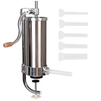 Masina verticala profesionala de carnati CAMPION CMP1164, 4kg, inox, 5 palnii, sistem Airstop - 1