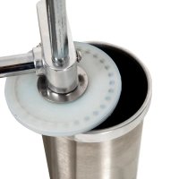 Masina verticala profesionala de carnati CAMPION CMP1164, 4kg, inox, 5 palnii, sistem Airstop - 2
