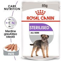 Royal Canin Sterilised Adult hrana umeda caine sterilizat (pate), 85 g - 1