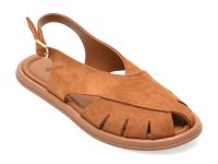 Sandale GRYXX maro, 203M919, din piele intoarsa - 1