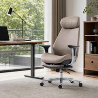 Scaun Ergonomic Premium Business cu Spatar Inalt si Suport Lombar Ajustabil - 1